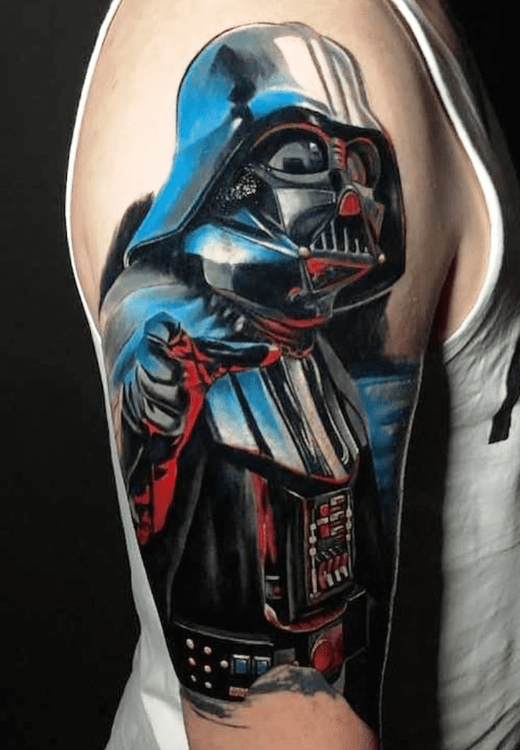 Darth Vader Tattoo Figure