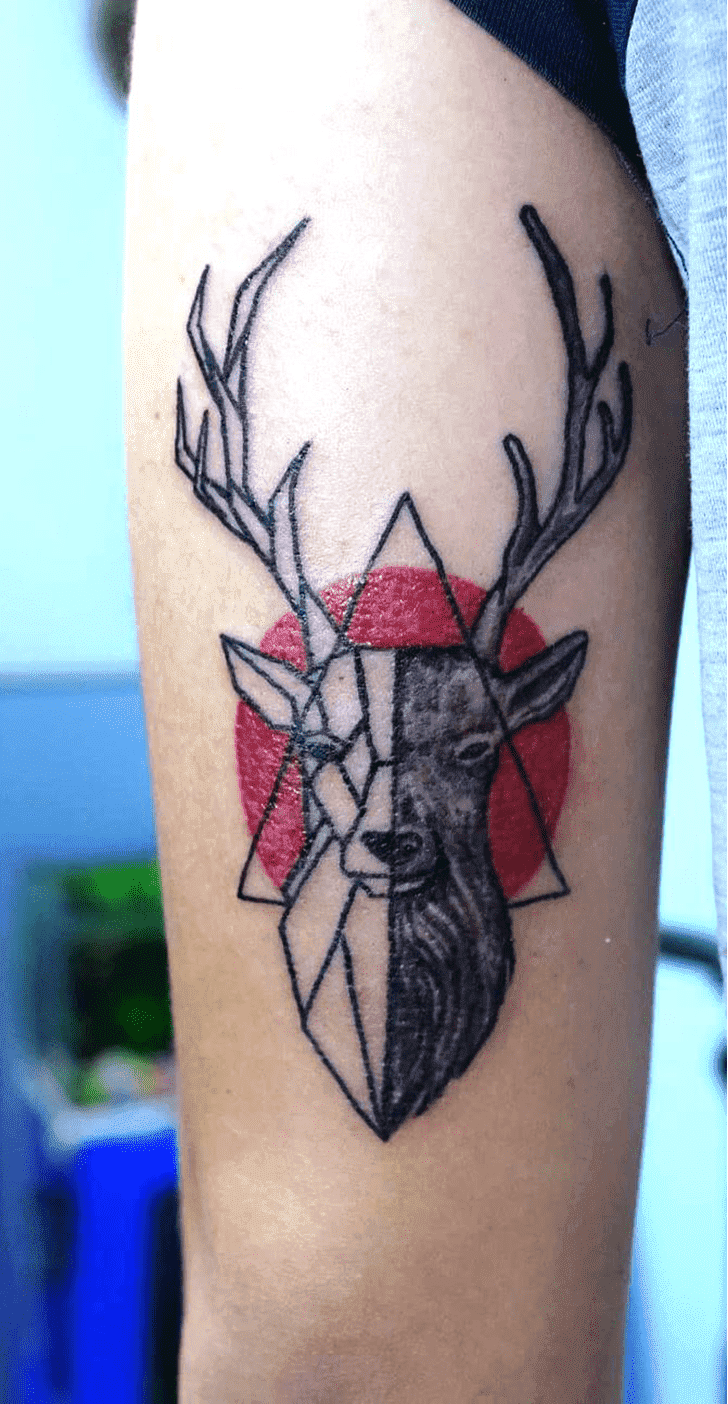 Deer Tattoo Shot