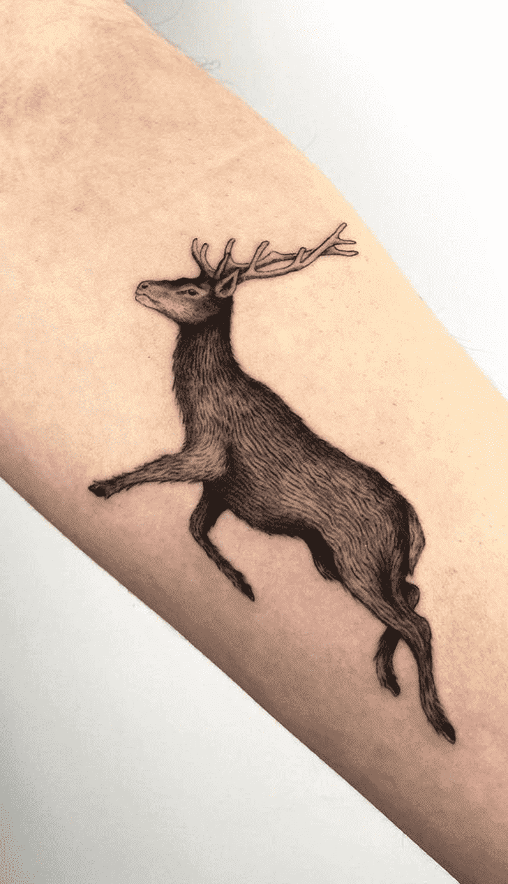 Deer Tattoo Design Image