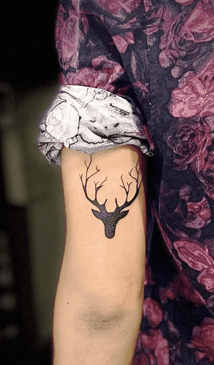 Deer Tattoo Portrait