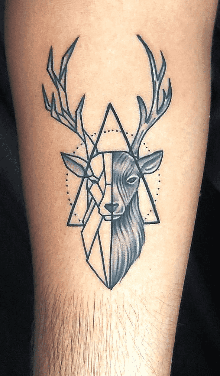 Deer Tattoo Figure