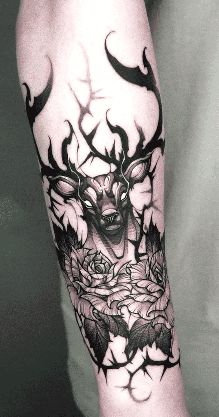 Deer Tattoo Ink