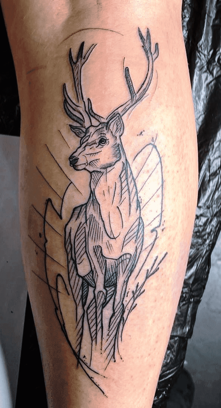 Deer Tattoo Ink