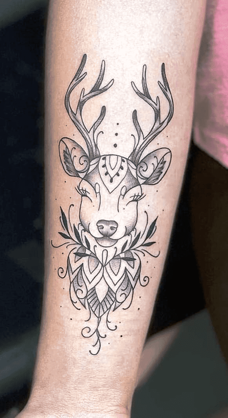 Deer Tattoo Snapshot