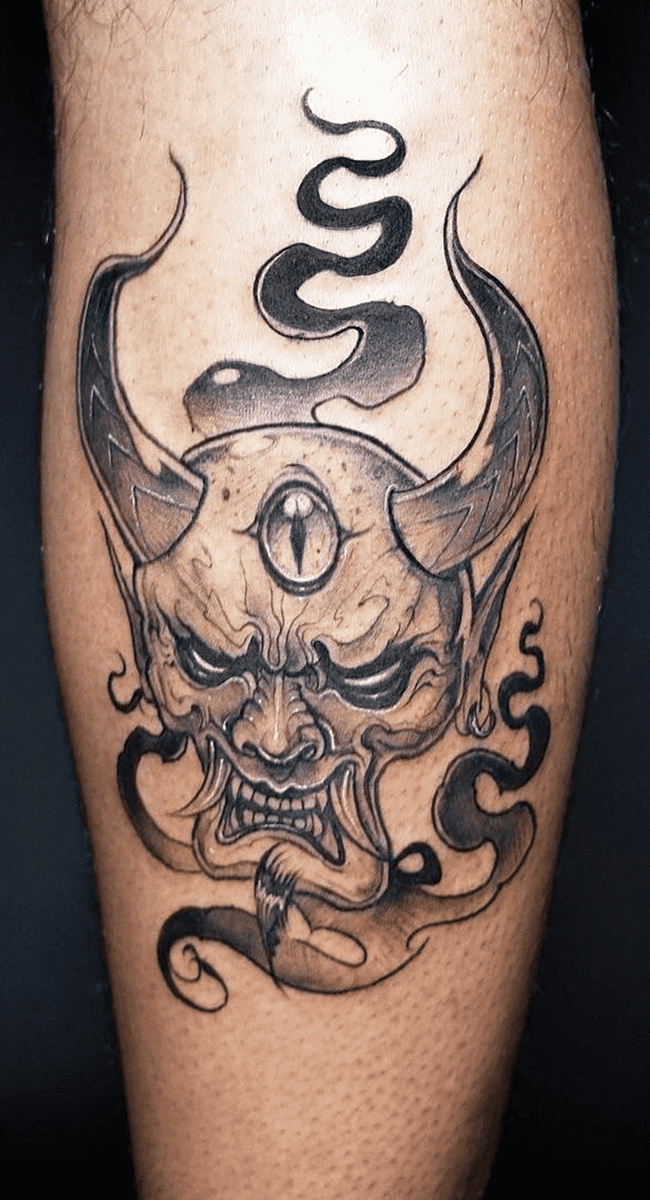 Demon Tattoo Portrait
