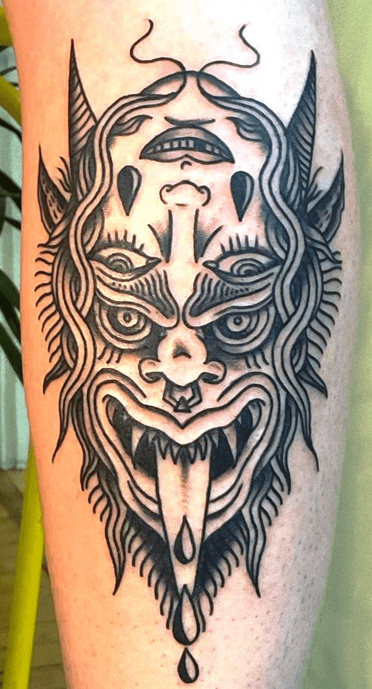 Demon Tattoo Figure