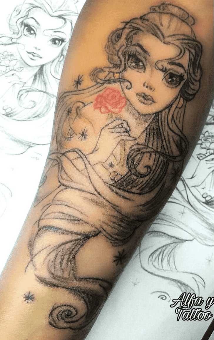 Disney Princess Tattoo Design Image