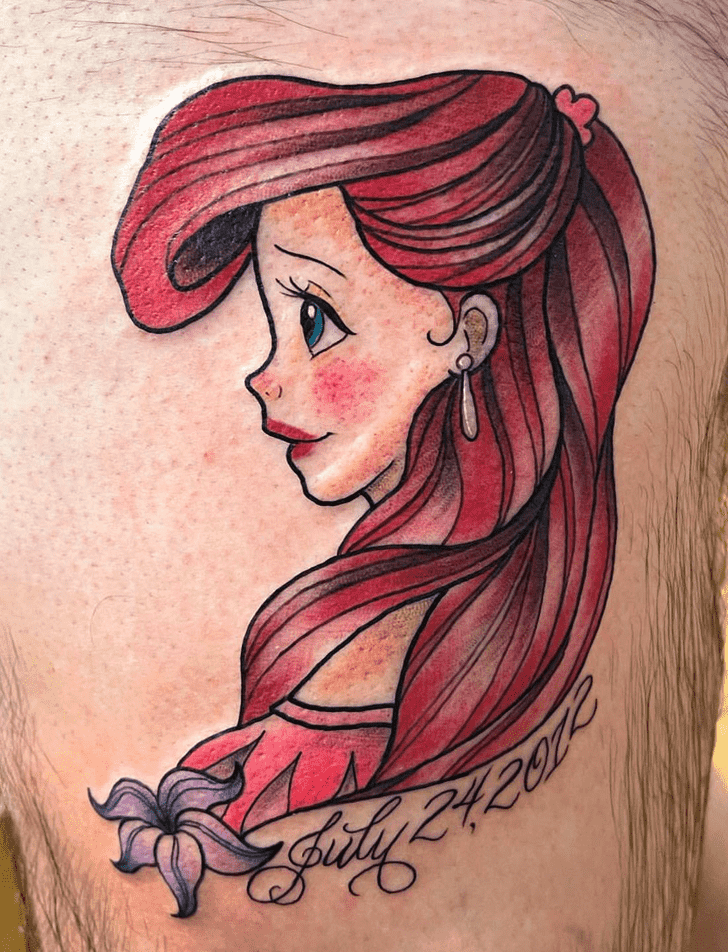 Disney Princess Tattoo Figure