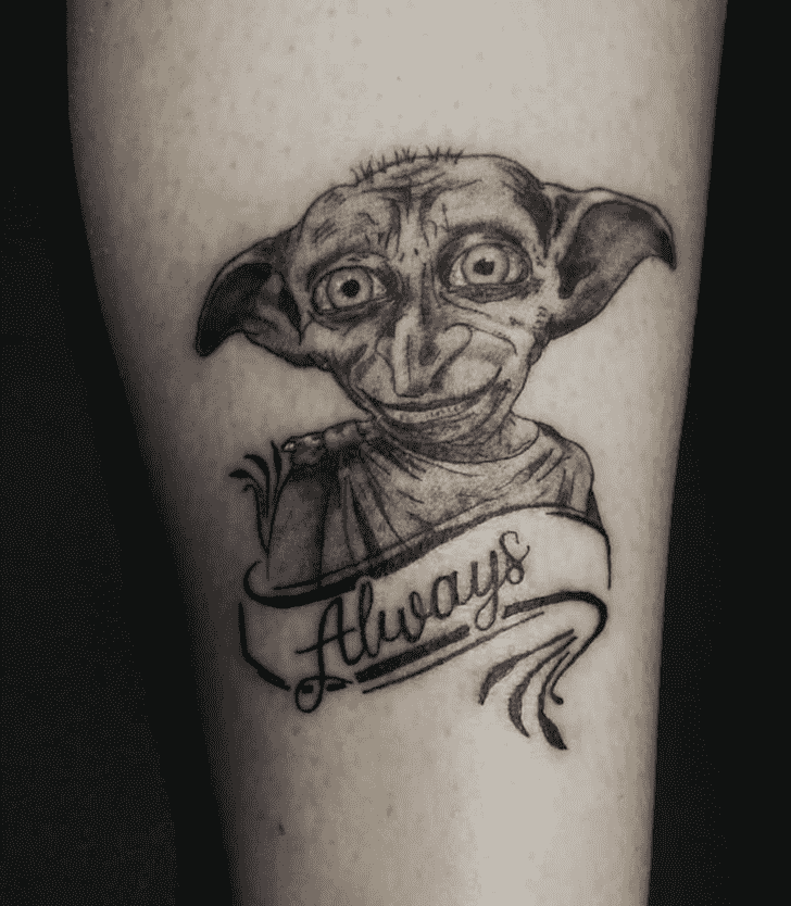 Dobby Tattoo Portrait