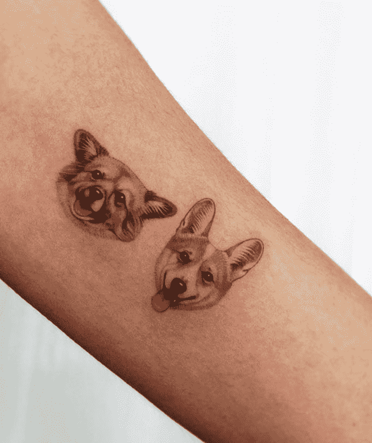 Dog Tattoo Figure