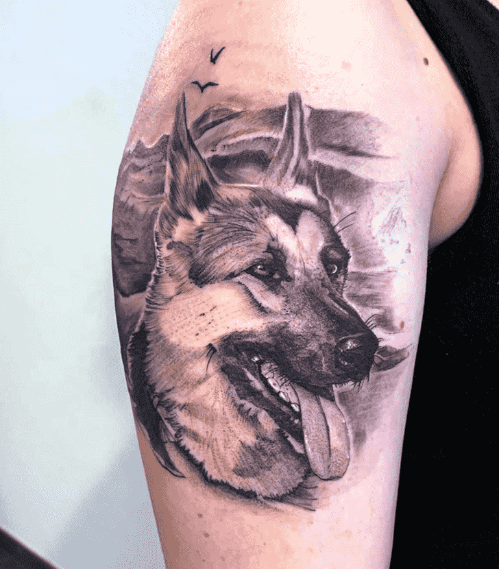 Dog Tattoo Portrait