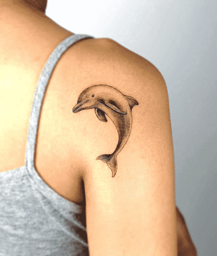 Dolphin Tattoo Portrait