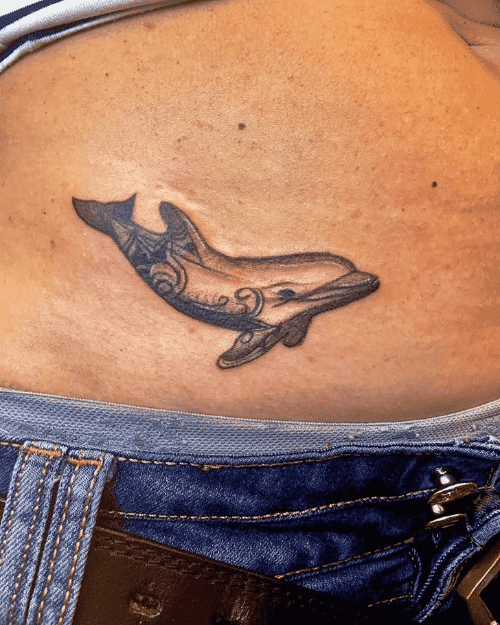 Dolphin Tattoo Shot
