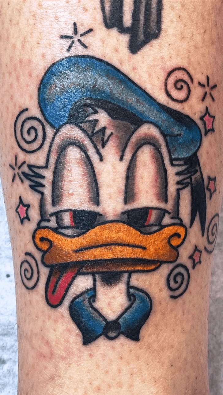 Donald Duck Tattoo Photograph