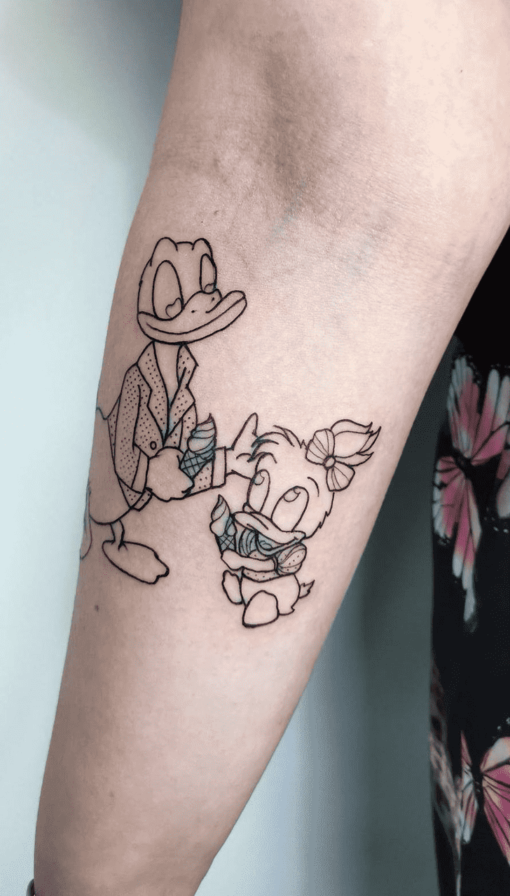 Donald Duck Tattoo Photo