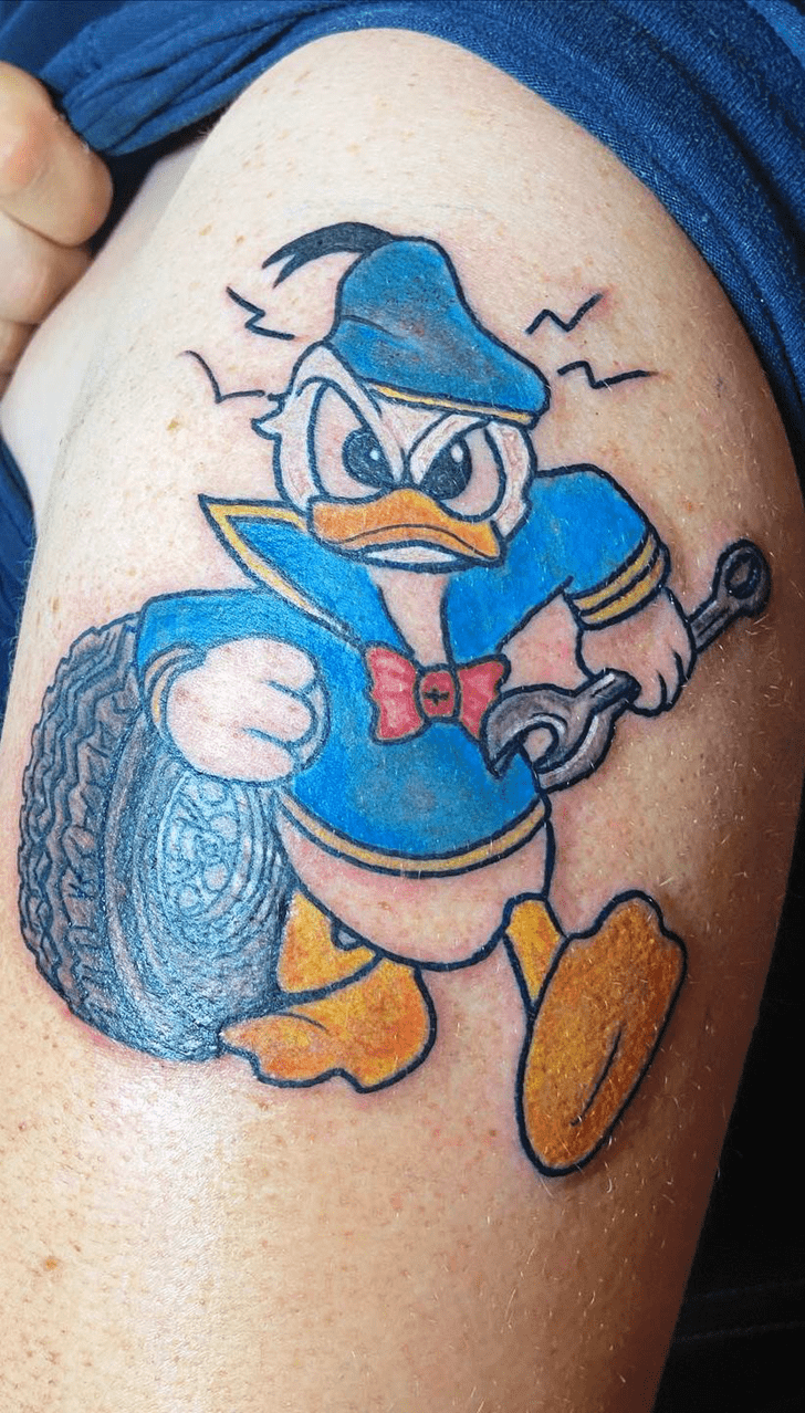 Donald Duck Tattoo Snapshot