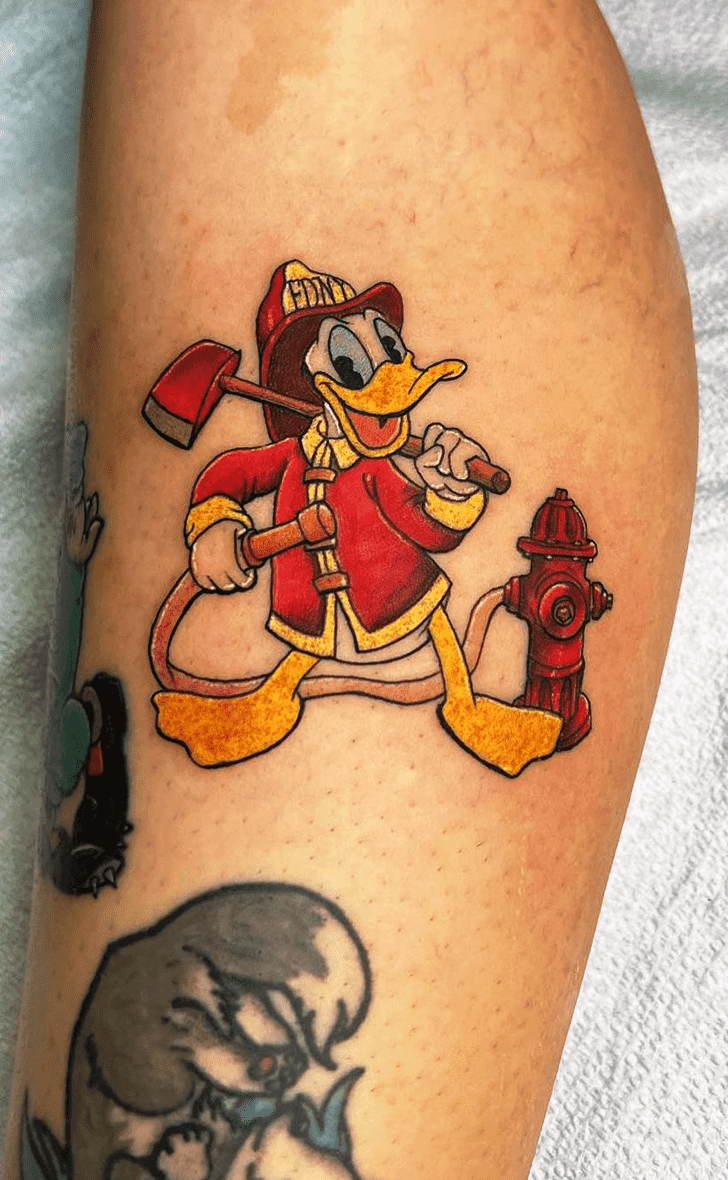 Donald Duck Tattoo Photo