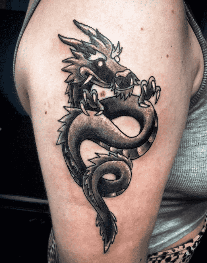 Dragon Tattoo Figure