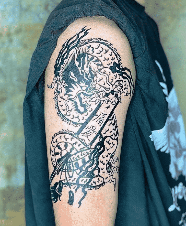 Dragon Tattoo Portrait
