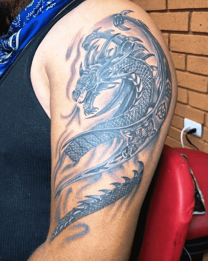 Dragon Tattoo Figure