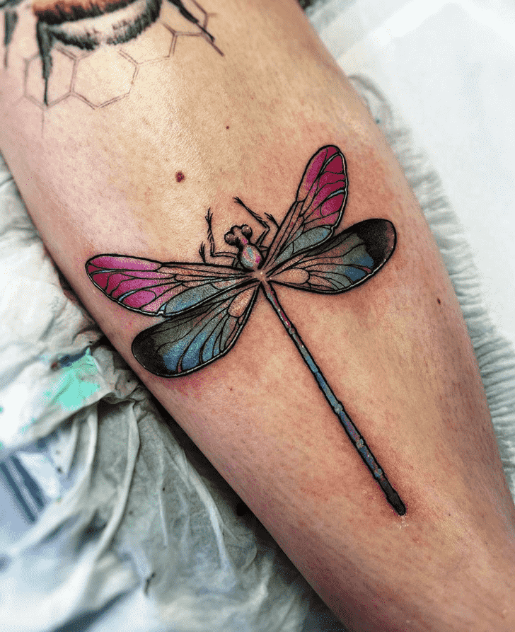Dragonfly Tattoo Shot
