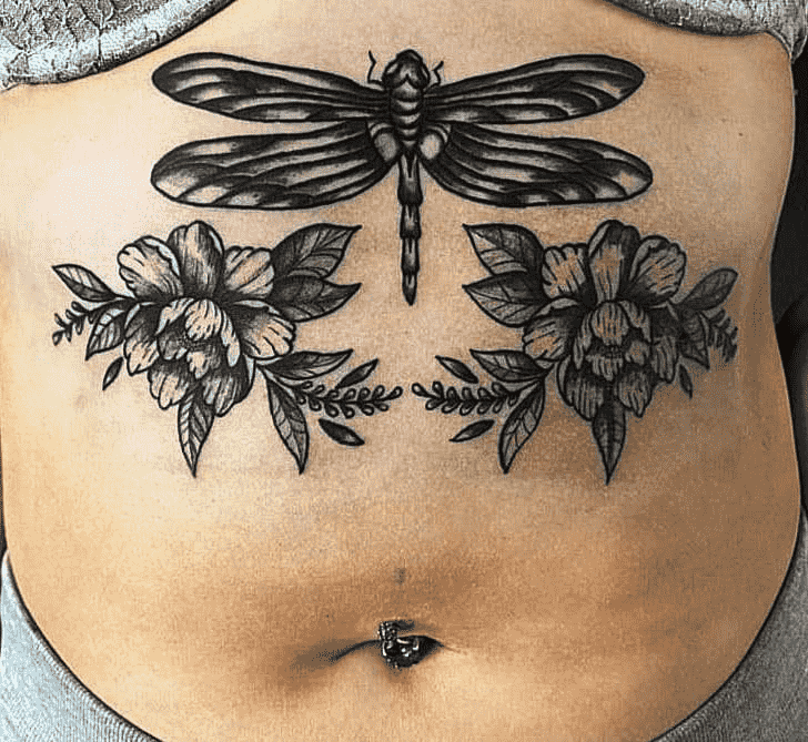 Dragonfly Tattoo Portrait