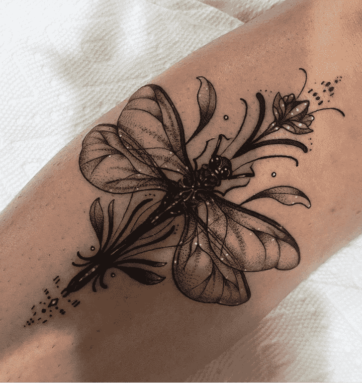 Dragonfly Tattoo Portrait