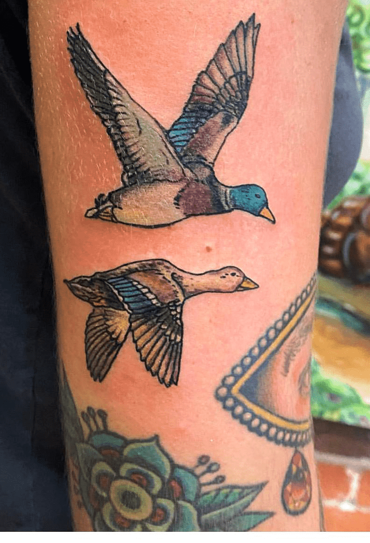Duck Tattoo Portrait