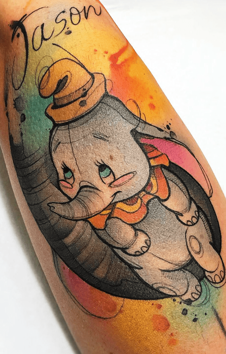 Dumbo Tattoo Portrait