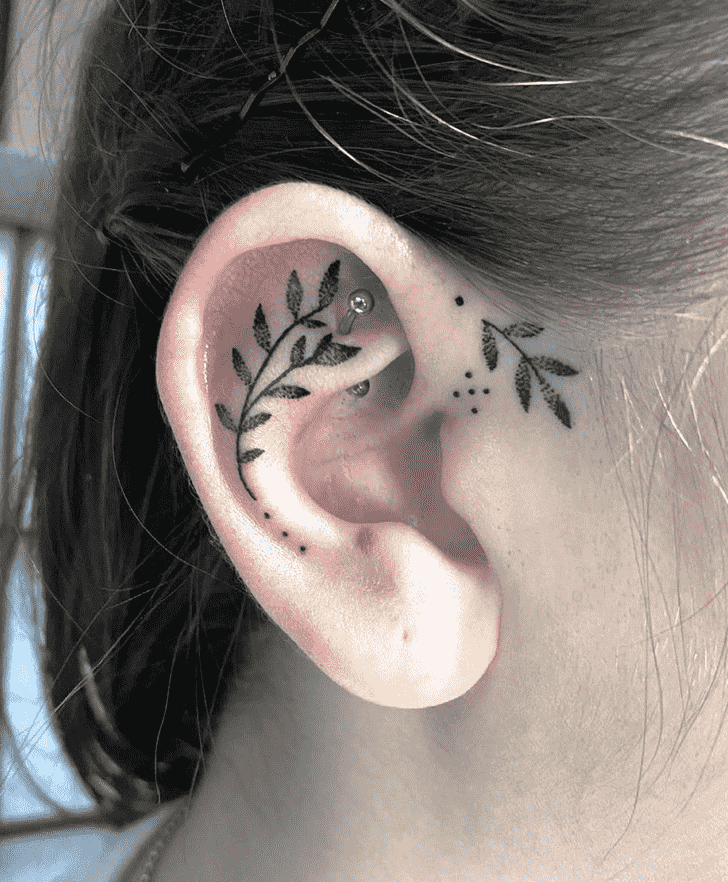 Ear Tattoo Photograph