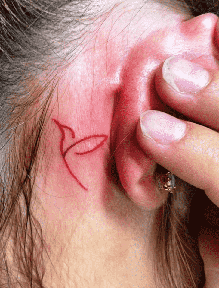 Ear Tattoo Design Image