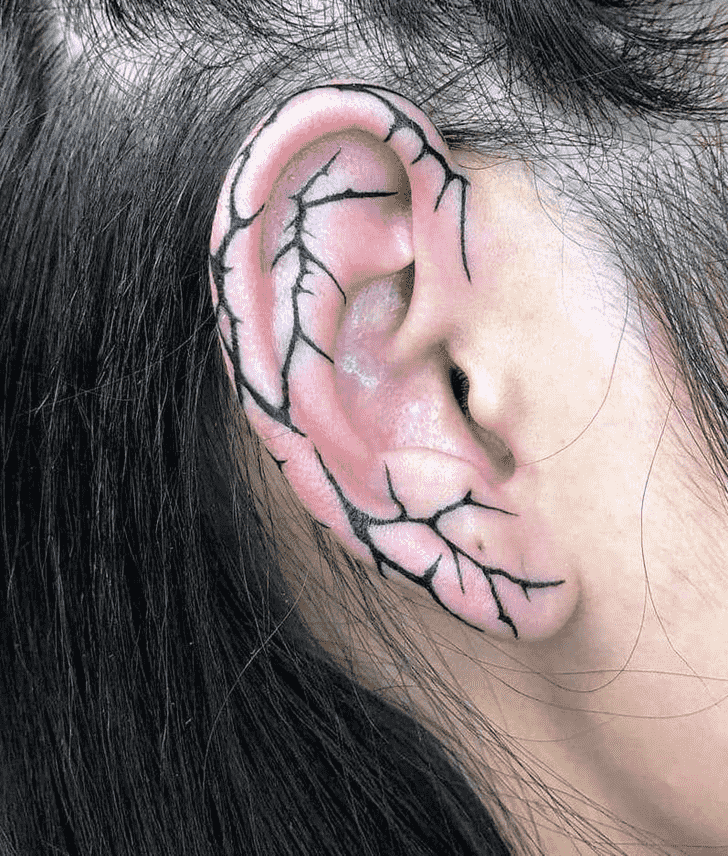 Ear Tattoo Ink