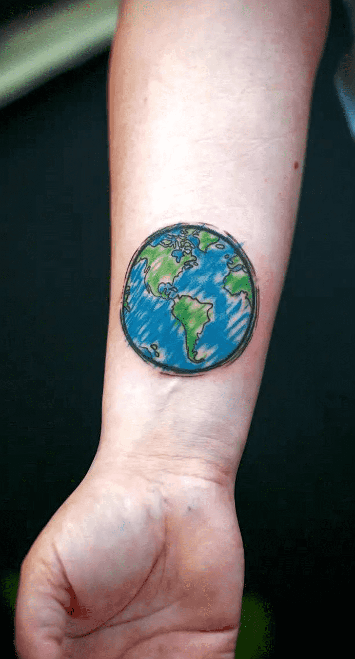 Earth Tattoo Photos