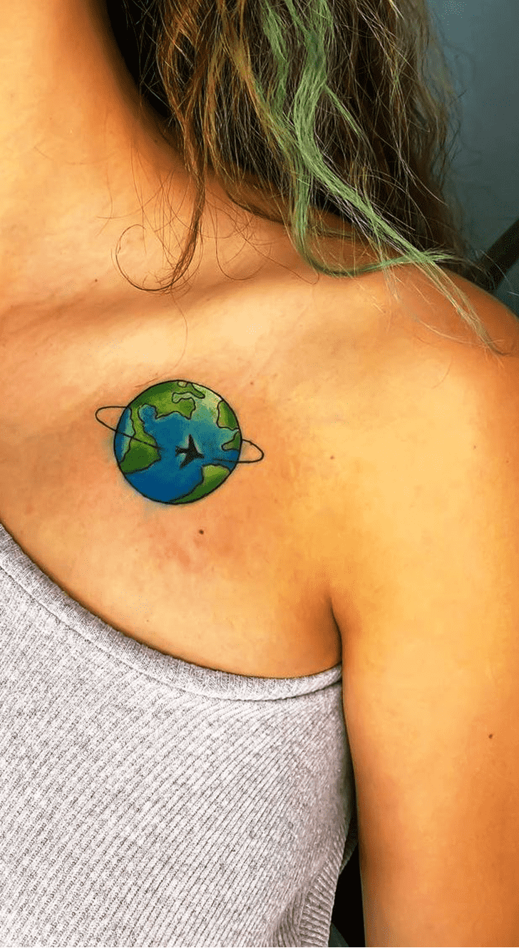 Earth Tattoo Photograph