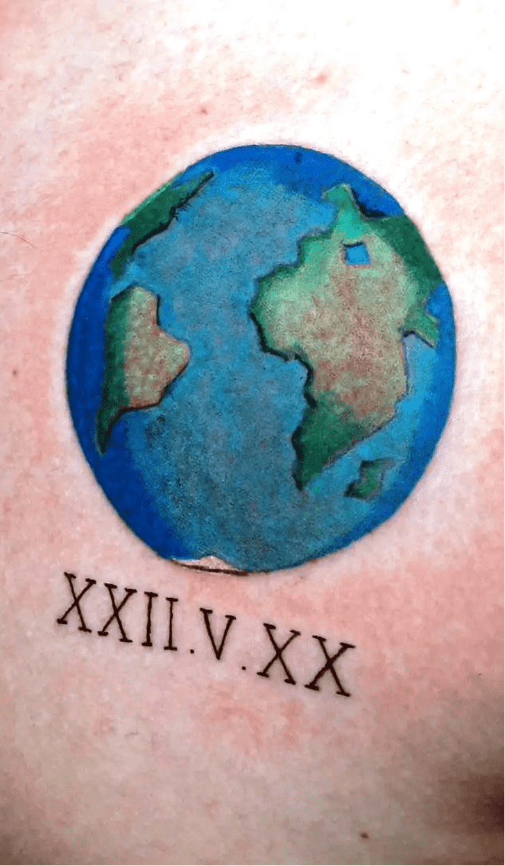 Earth Tattoo Photos