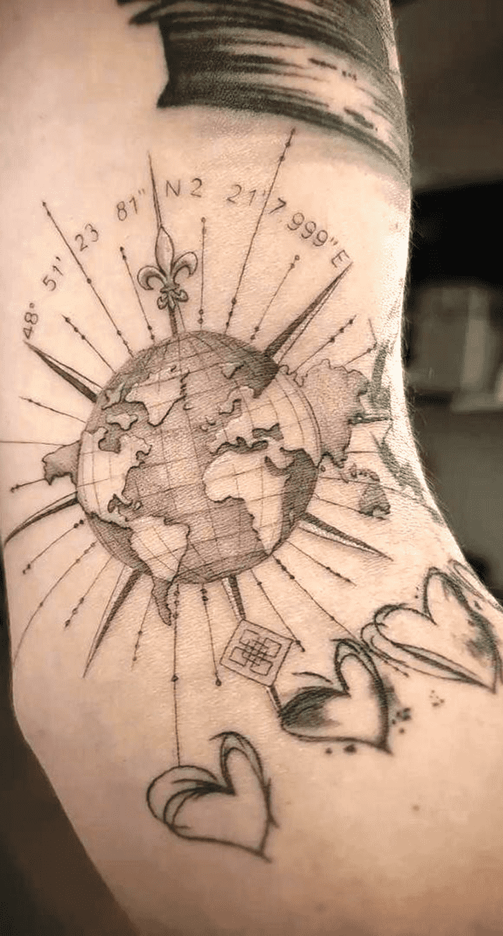 Earth Tattoo Picture
