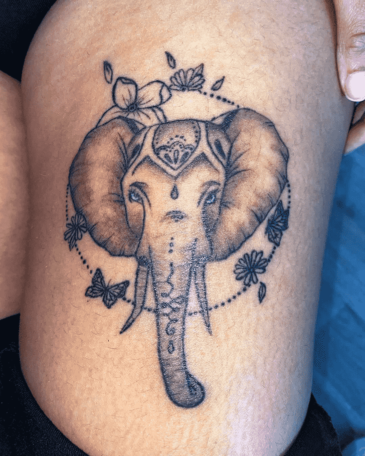 Elephant Tattoo Photo
