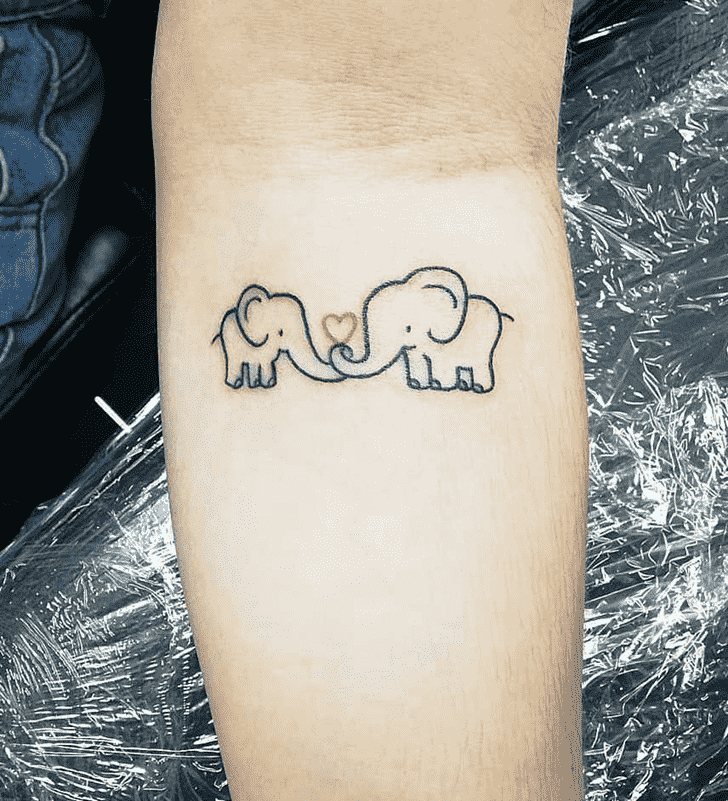 Elephant Tattoo Figure