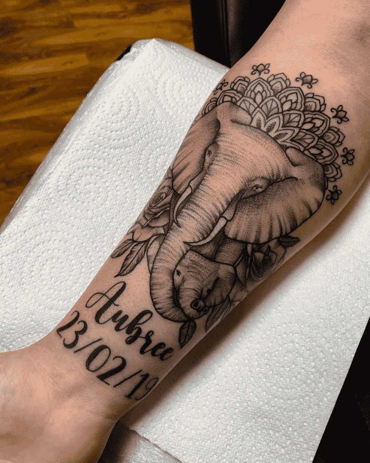 Elephant Tattoo Ink