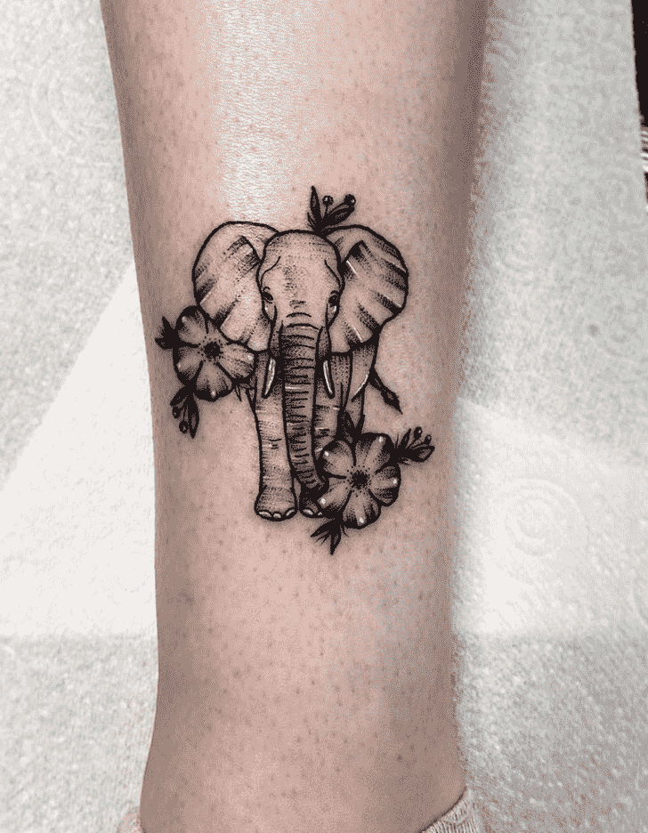 Elephant Tattoo Design Image