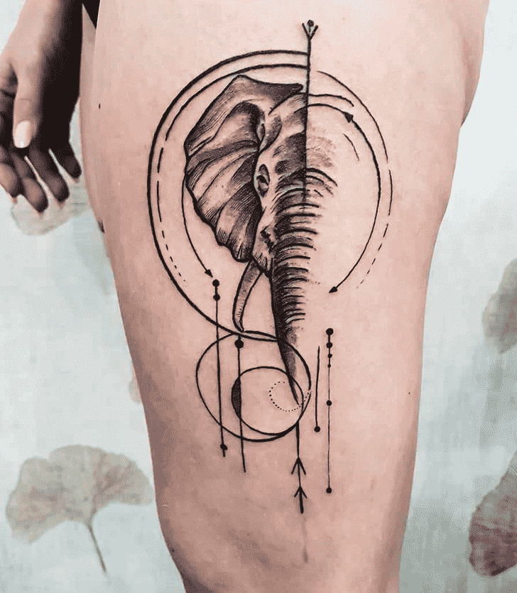 Elephant Tattoo Ink