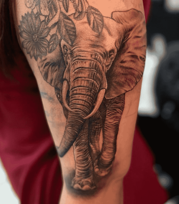 Elephant Tattoo Design Image