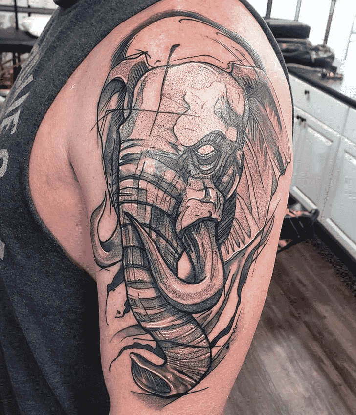Elephant Tattoo Snapshot