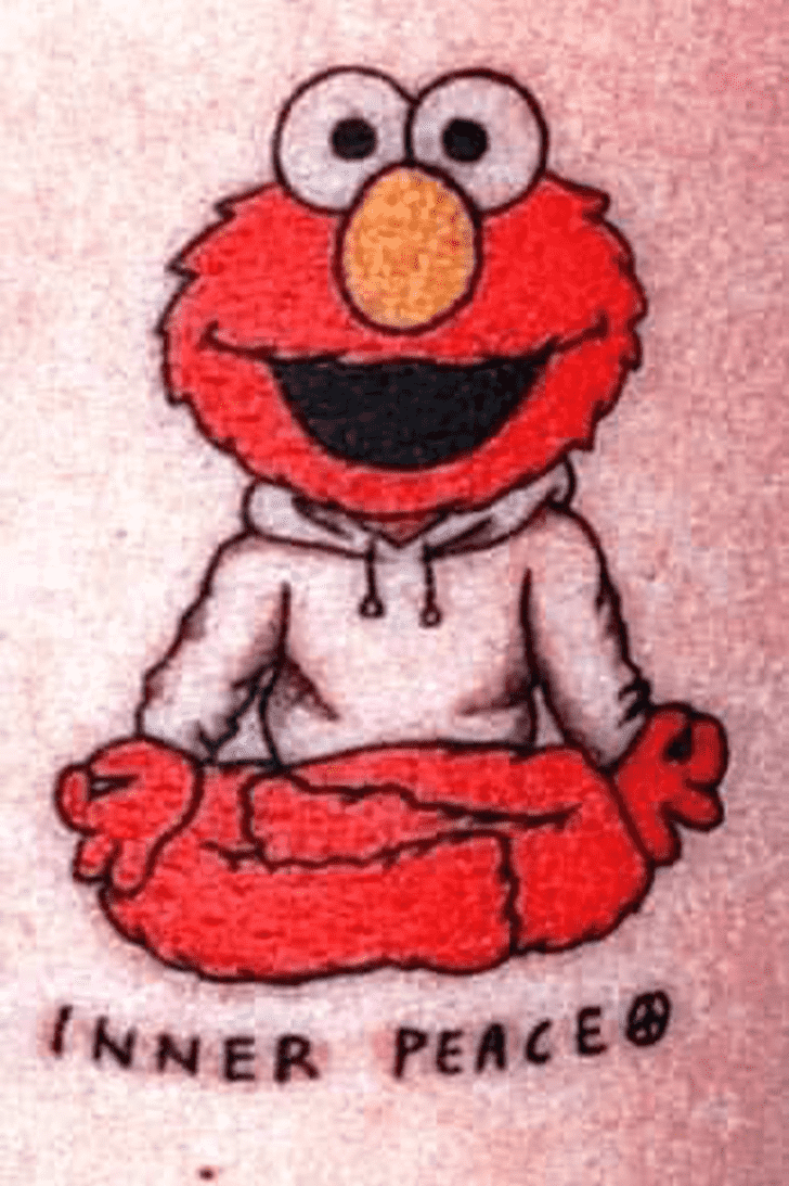 Elmo Tattoo Figure