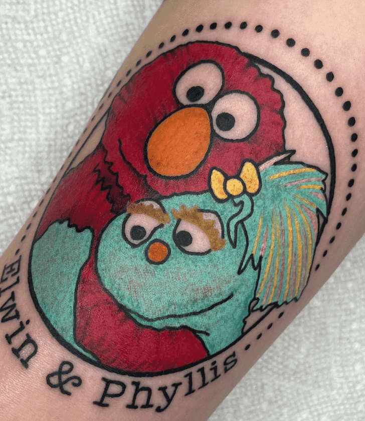Elmo Tattoo Portrait