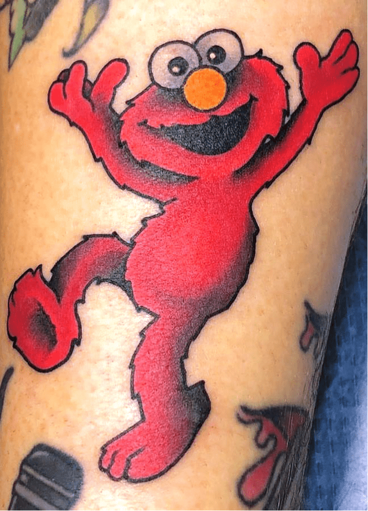 Elmo Tattoo Shot