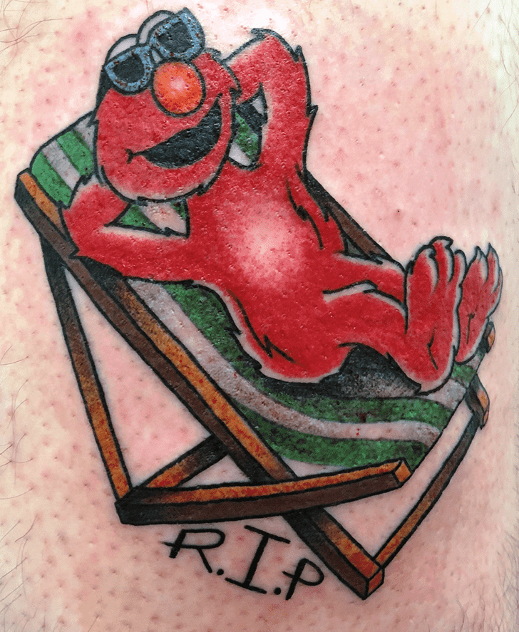 Elmo Tattoo Figure