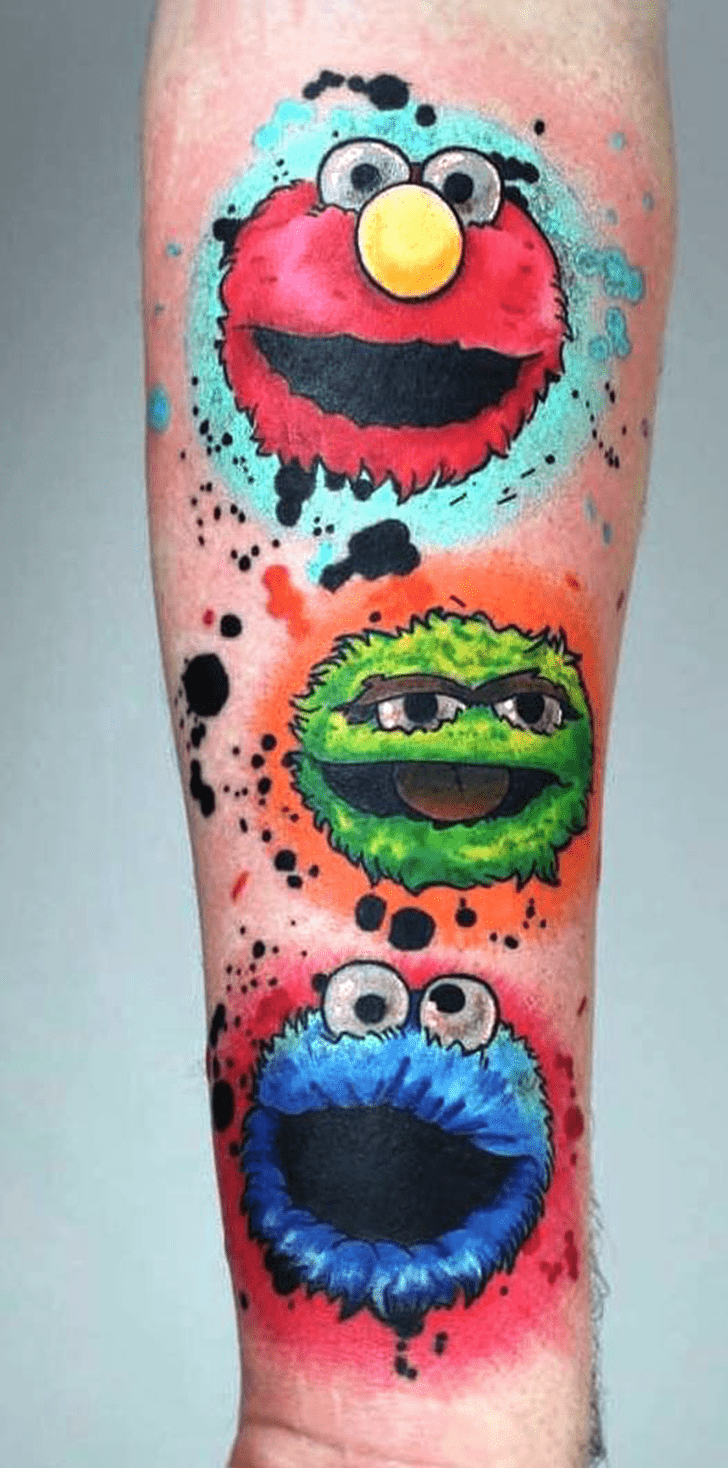 Elmo Tattoo Photo