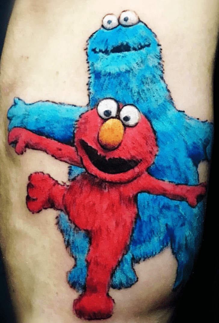 Elmo Tattoo Portrait