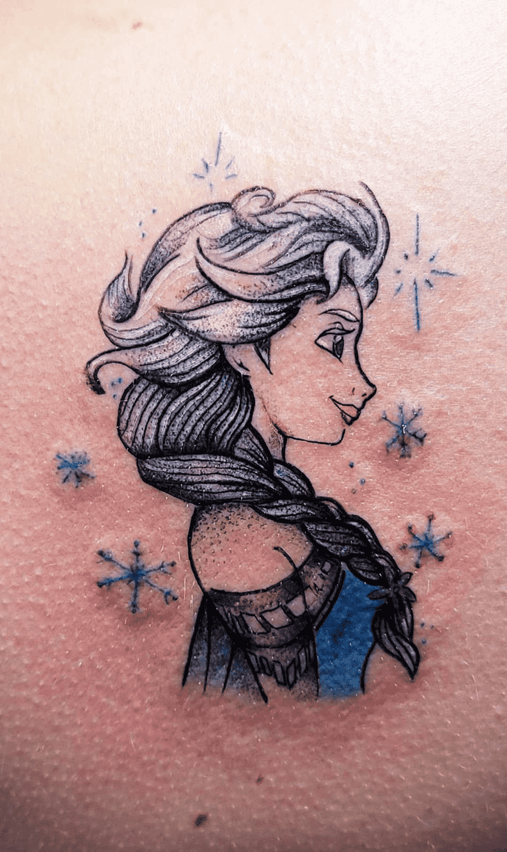 Elsa Tattoo Design Image